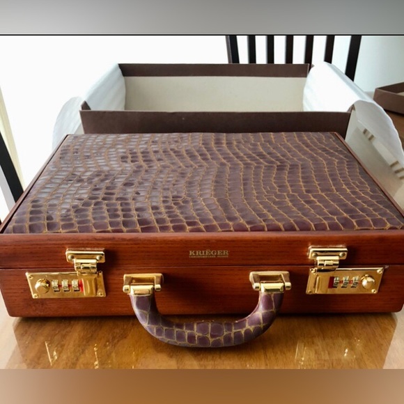 Vintage Authentic Krieger Watch Box Briefcase Only - Picture 3 of 10